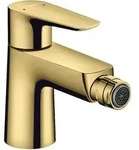 hansgrohe Talis E Einhebel-Bidetmischer mit Zugstangen-Ablaufgarnitur, Badarmaturen,
