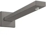 hansgrohe Brausearm Square 38,9 cm 27694000, Badarmaturen, brushed black chrome