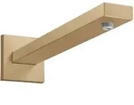 hansgrohe Brausearm Square 38,9 cm 27694000, Badarmaturen, brushed bronze