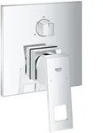 GROHE Eurocube Einhandbatterie mit 3-Wege Umstellung 24094000, Badarmaturen, chrom