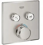 GROHE Grohtherm SmartControl Thermostat Fertigmontageset mit 2 Absperrventilen,
