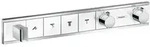 hansgrohe RainSelect Fertigset Unterputz f&uuml;r 4 Verbraucher m. integr....