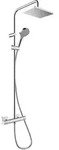 hansgrohe Vernis Shape Duschsystem 230 1 jet EcoSmart Green mit Brausethermostat,