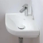 Villeroy & Boch Subway 3.0 Eck-Handwaschbecken 32 cm, mit 1 Hahnloch, ohne...