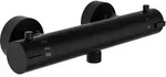 Sch&uuml;tte LONDON Duscharmatur mit Thermostat, Aufputz 52466, Badarmaturen, schwarz