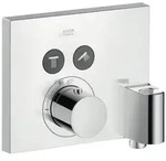AXOR ShowerSelect Square Thermostat f&uuml;r 2 Verbraucher mit FixFit und Porter,