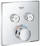 GROHE Grohtherm SmartControl Thermostat Fertigmontageset mit 2 Absperrventilen,