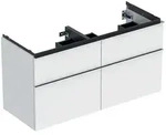 Geberit iCon Unterschrank f&uuml;r Doppelwaschtisch 120 cm, mit 4 Schubladen, Badm&ouml;bel,