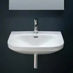LAUFEN LUA Waschtisch 60 x 46 cm mit Hahnloch, mit &Uuml;berlauf, nicht unterbauf&auml;hig