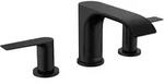 hansgrohe Vivenis 3-Loch Waschtischarmatur 75033000, Badarmaturen, mattschwarz