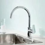 GROHE StartEdge Einhand-Sp&uuml;ltischbatterie 1/2" hoher Auslauf 30529001,