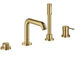 GROHE Essence Neu 4-Loch Einhand Wannenkombination, Badarmaturen, cool sunrise