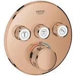 GROHE Grohtherm SmartControl Thermostat Fertigmontageset mit 3 Absperrventilen,...
