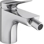 hansgrohe Vivenis Einhebel-Bidetarmatur mit Zugstangen-Ablaufgarnitur, Badarmaturen,
