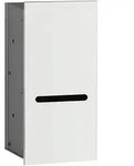 Emco asis 2.0 WC-Papier-Modul Unterputzmodell, Anschlag rechts, Badm&ouml;bel, silber