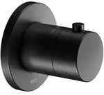 Keuco IXMO Black Selection Thermostatarmatur Unterputz, rund, Badarmaturen,