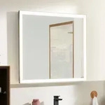 Villeroy & Boch Subway 3.0 Badspiegel mit Beleuchtung und Sensordimmer in 80 x 75 cm