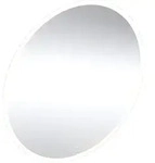Geberit Option Round Badspiegel &Oslash; 90 cm mit LED Beleuchtung, Spiegel,
