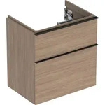 Geberit iCon Unterschrank f&uuml;r Waschtisch 60 cm, mit 2 Schubladen, verk&uuml;rzte