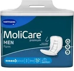 MoliCare Premium Form Men 6 Tropfen Inkontinenzvorlagen 4 x 32 = 128 St&uuml;ck