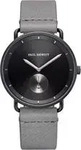 Paul Hewitt Herrenuhr Breakwater Line mit grauem Lederband grau