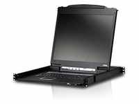 ATEN CL3000N KVM-Konsole, 48cm LCD, VGA, PS/2-USB, USB Port, Tastaturlayout CL3000N