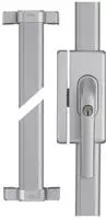 ABUS FOS650 S AL0125 Fensterstangenschloss silber 73017