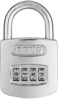 ABUS Zahlenschloss 160/50 SB verchromt 02987
