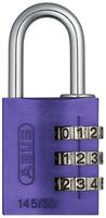ABUS Aluminium Zahlenschloss 145/30 lila 10046619-01