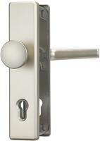 Abus HLS214 F2 T&uuml;rschutzbeschlag Dr&uuml;cker/Knauf 08306