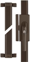 Abus FOS650 B AL0125 Fensterstangenschloss braun 73010