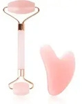 Brushworks Resin Rose Roller & Gua Sha Set f&uuml;r die Hautpflege