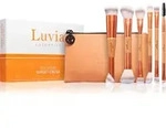 Luvia Cosmetics Duo Voyage Pinselset mit Etui Sunset Crush 7 St.