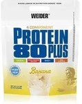 Weider Protein 80 Plus Molkenprotein mit Aminos&auml;uren Geschmack Banana 500 g