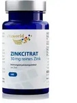 Vita World Zink citrat 30 mg Kapseln zur Unterst&uuml;tzung des Immunsystems,...