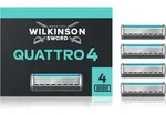 Wilkinson Sword Quattro Essential 4 Titanium Sensitive Rasierklingen 4 St.