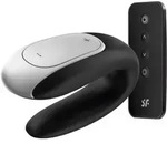 Satisfyer Double FUN Paar-Vibrator Black 9,2 cm