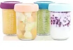 Babymoov Bowls Glass Sch&uuml;ssel mit Deckel Glass 4x220 ml