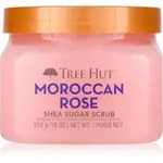 Tree Hut Shea Sugar Scrub Moroccan Rose Zucker-Peeling mit Bambus Butter 510 g