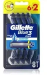 Gillette Blue 3 Comfort Einweg-Rasierer f&uuml;r Herren 8 St.