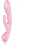 Satisfyer TRIPLE OH Vibrator mit Klitoris-Stimulator Pink 23,5 cm