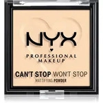 NYX Professional Makeup Can't Stop Won't Stop Mattifying Powder mattierendes Puder