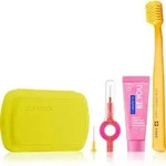 Curaprox Travel Set Kosmetik-Reiseset f&uuml;r Z&auml;hne, Zunge und Zahnfleisch Green