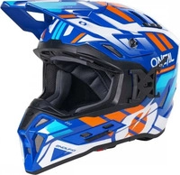 O'Neal Motocross-Helm EX-SRS M Dust - Blau/Orange