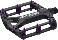 Reverse Components Pedale Black One Schwarz/Lila