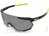 100% 100% MTB-Sportbrille Racetrap Gloss Black - Smoke Lens Schwarz, Bike
