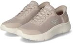 Skechers Slip Ins Sneaker GO WALK FLEX - Gr. 36 - Beige - Textil