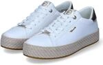Tamaris Espadrille-Sneaker - Gr. 36 - Wei&szlig; - Kunstleder
