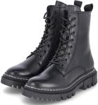 Tamaris Schn&uuml;rboots Schwarz - Gr. 36 - Textil