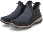 Rieker Stiefeletten - Gr. 36 - Schwarz - Textil & Synthetik